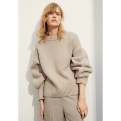 Oversized cashmere-blend jumper