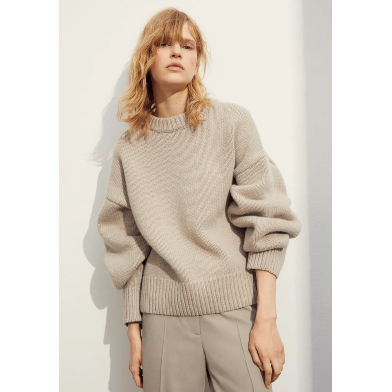 Oversized cashmere-blend jumper