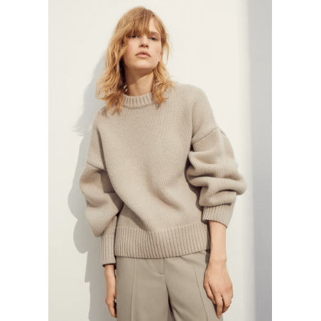 Oversized cashmere-blend jumper