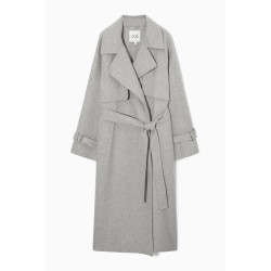 DOUBLE-FACED WOOL TRENCH COAT