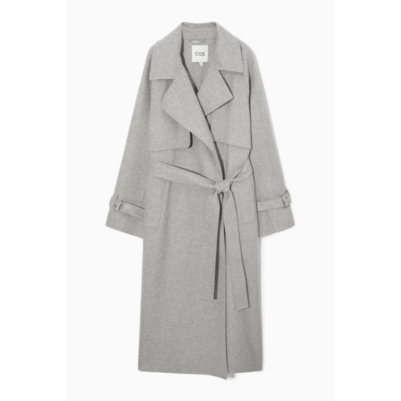 DOUBLE-FACED WOOL TRENCH COAT