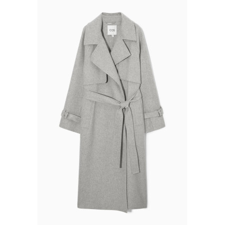 DOUBLE-FACED WOOL TRENCH COAT