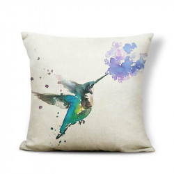 Hummingbird cushion