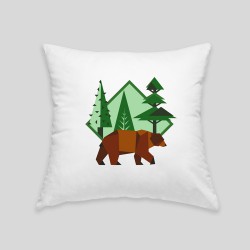 Brown bear cushion | Demo shop
