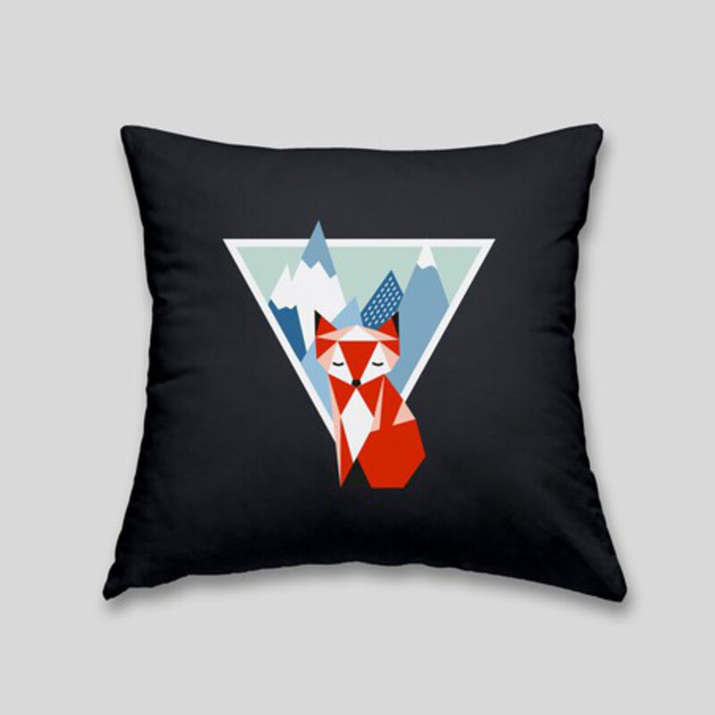 Mountain fox cushion | Demo shop