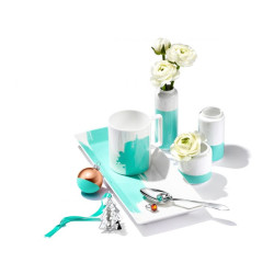 Tiffany color block tea set