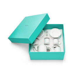 Tiffany color block tea set