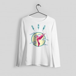 Hummingbird printed sweater