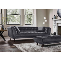 Rene 3 Seater Fabric Sofa
