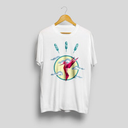 white T-shirt