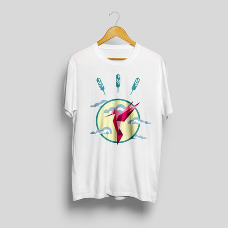 white T-shirt