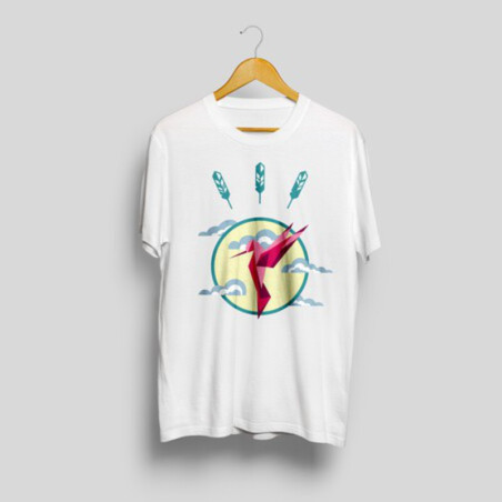 white T-shirt