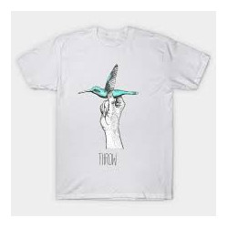 white T-shirt