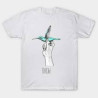 white T-shirt
