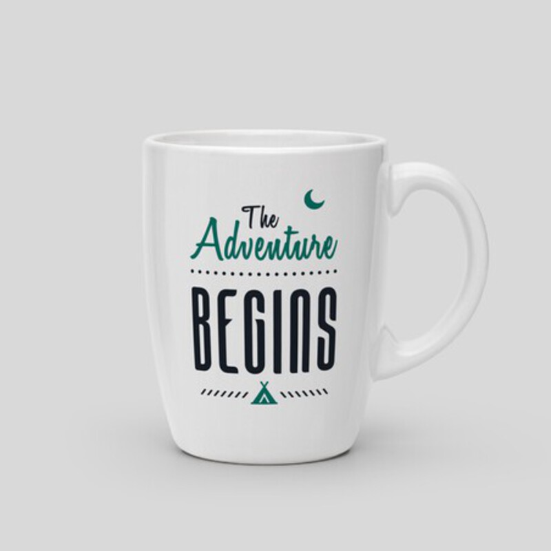 Caneca A aventura começa