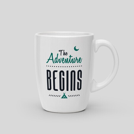 Tasse Das Abenteuer beginnt